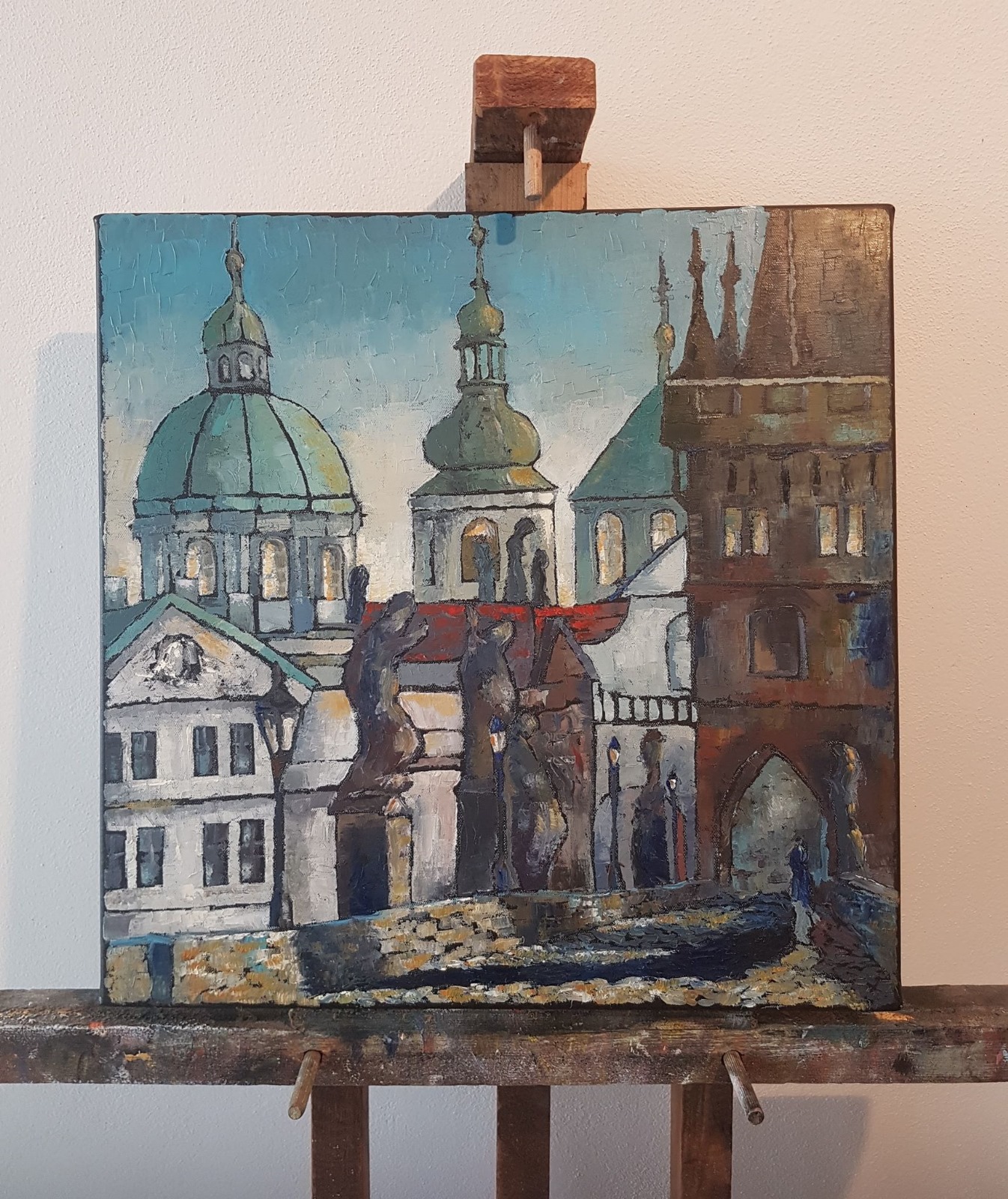 Malba Miro Požar Město